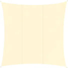 gardlov Sonnensegel Quadratisch 3,6x3,6 m für zuverlässigen Sonnenschutz Wasserdicht inkl. Befestigung Garten Strand Camping 23165, Farbe:Beige