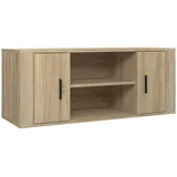 vidaXL TV-Schrank Sonoma-Eiche 100x35x40 cm Holzwerkstoff