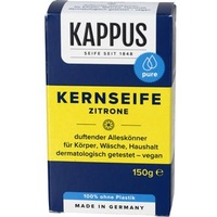 Kappus Seife Kernseife, Zitrone, Festseife, im Stück, 150g