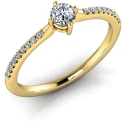 Verlobungsring VR18 333er Gelbgold - 0147