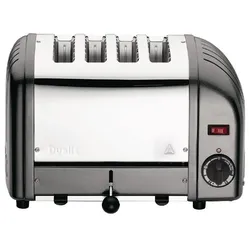 Dualit Vario Toaster grau 4 Schlitze