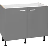 OPTIFIT Spülenschrank »Parma«, Breite 100 cm, grau