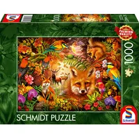 Schmidt Spiele Blüten, Fell und Federn 59795