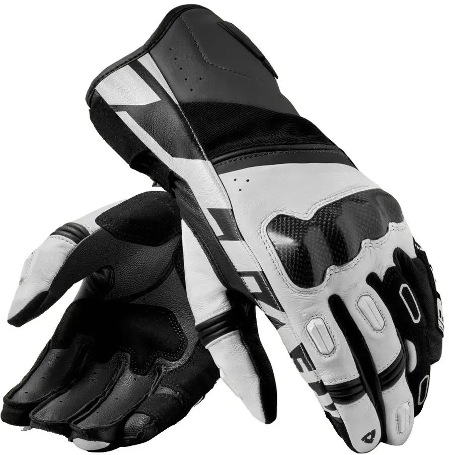 Revit Rsr 5 Rennhandschuhe - Black / White - M
