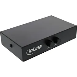 InLine USB 2.0 Umschalter manuell - USB-A Gerät an 2 Computer