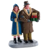 Lemax Christmas Couple Weihnachtsdorf mehrfarbig