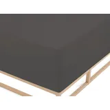 biberna 0077640 Jersey-Elastic-Boxspring 180 x 200 - 200 x 220 cm dunkelgrau