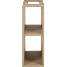 Rodan | Waschbeckunterschrank 100 CM - Eiche Hell - Badmöbel, Badezimmerschränk, Badezimmermöbel, Bücherregal, Regal - Hellbraun