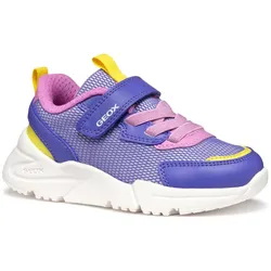 Sneaker GEOX "J LOFTUS GIRL", Kinder, Gr. 35, lila (lila, pink), Textil, Synthetik, sportlich, Schuhe
