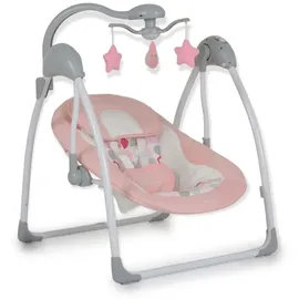 Moni Moni, Babywippe elektrisch Jessica Spielbogen Musikfunktion Schaukelfunktion rosa