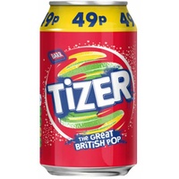 TIZER THE GREAT BRITISH POP 330 ml Dose, 24er Pack (24x0,33 L) EINWEG PFAND