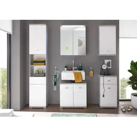 BASIC by Balculina Hängeschrank POOL, in Betonoptik/weiß