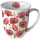 Ambiente Home Teetasse 0,4 l Weiß/Rot