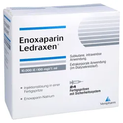 ENOXAPARIN Ledraxen 10.000 I.E. 100mg/1ml F.Sp. 24 St