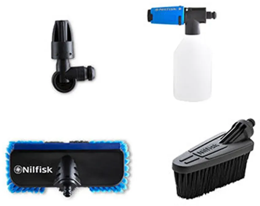 Nilfisk Hochdruckreiniger Zubehör: Auto-Reinigungs-Set - 4 Teile