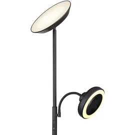 GLOBO LED Stehleuchte 20w H 178 cm Schwarz