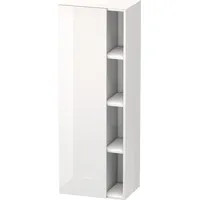 Duravit DuraStyle Hochschrank DS1239R2243 50x36x140cm, Tür rechts, weiß hochglanz/basalt