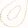 FIRETTI Multipack Schmuck Geschenk Ketten und Armband Set Gold
