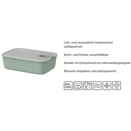 Mepal EasyClip Frischhaltedose Set nordic black 3 x 0,45 l + 1 x 1,0 l
