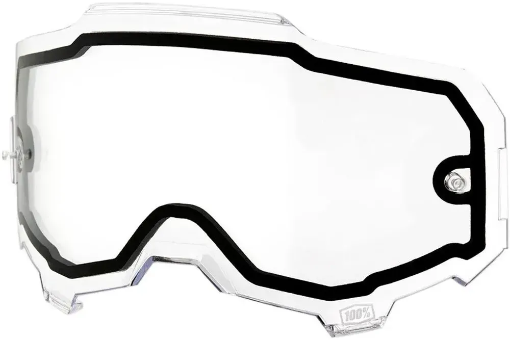 100percent Armega Dual Pane Ersatzlinsen - Clear - Clear/CAT0
