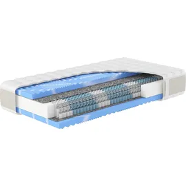 Hn8 Schlafsysteme Taschenfederkernmatratze XXL Gelstar T-1000 90 x 210 cm H3