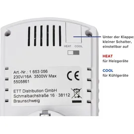 MC-POWER MCP 1653056 - Steckdosen-Thermostat