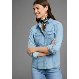 LAURA SCOTT Nickituch in weiß-schwarz - Gr.: onesize