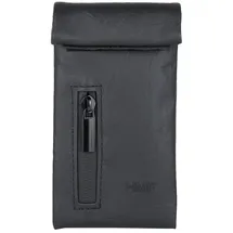 HMF Geruchsdichte Tasche, Leckerlibeutel für Hunde | Größe S | Kunstleder | Schwarz