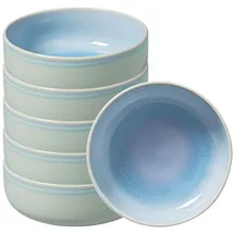 Villeroy & Boch Crafted Blueberry Müslischale 15,8 cm blau 6er Set