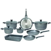 Tognana Phaetra Style Topf-Set 12-tlg. 4 x Topf + 3 x Pfanne + 4 x Deckel + 1 x Lasagneform