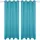 Bestgoodies Dekoschal Ellen Ösen Blickdicht 2er Pack - 140x245 cm x 245 cm Türkis