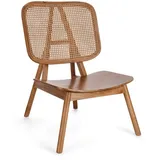 BIZZOTTO Sessel Yves Teakholz/Rattan 67 x 92 x 67 cm Beige