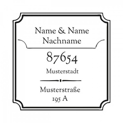 Monogrammstempel - Plaquette - Trodat 4924