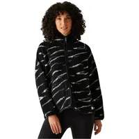 Regatta Frankie Borg Fleece Mit Durchgehendem Reißverschluss - Black / Light Vanilla Abstraction - 42