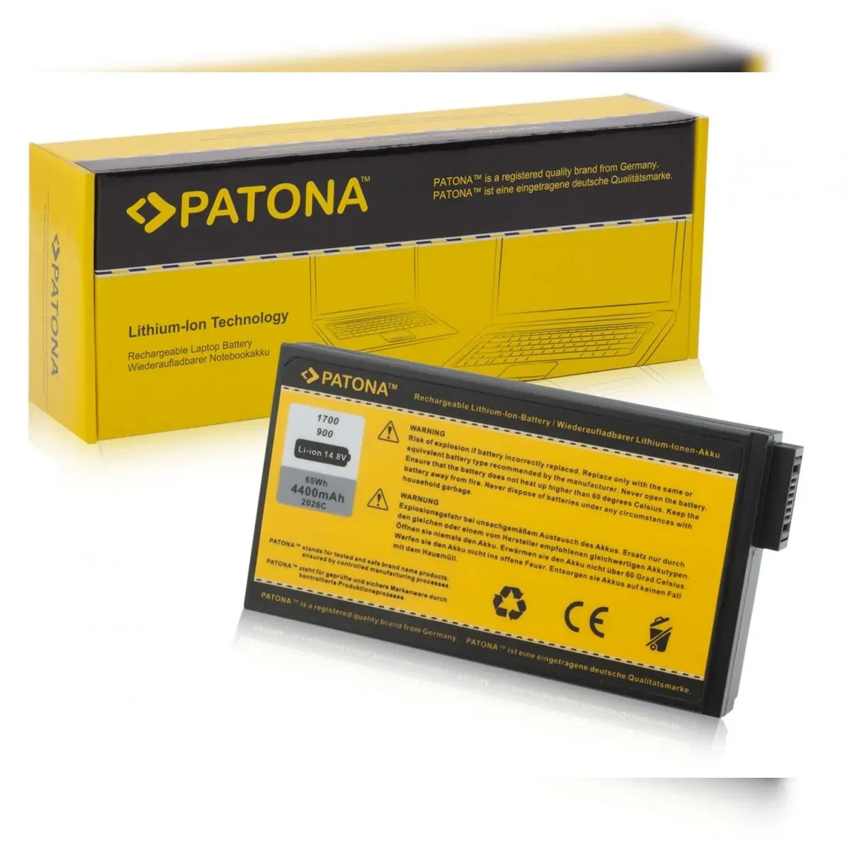 Akku kompatibel HP Compaq Presario 1700 Compaq Evo N1000 N1000c