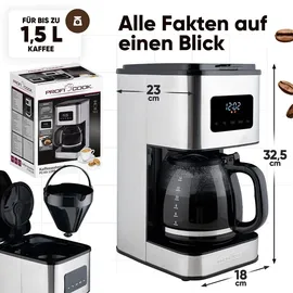 Proficook Filterkaffeemaschine PC-KA 1299 silber