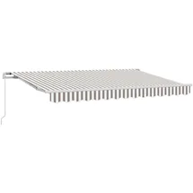 vidaXL Einziehbare Markise 3 x 2,5 m grau