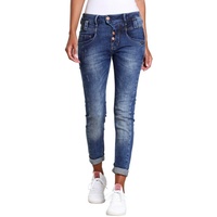 Gang Slim-fit-Jeans »94MARGE«, mit besonderem 4-Knopf-Verschluss, blau