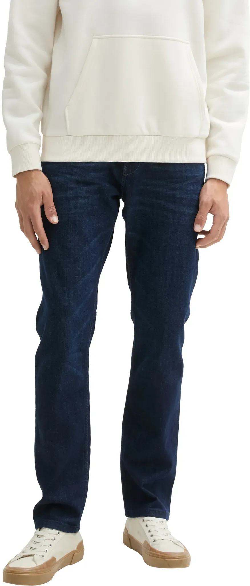 TOM TAILOR Denim Straight-Jeans »AEDAN« TOM TAILOR Denim blue denim dark wash 30