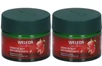 WELEDA Crème de Nuit raffermissante Grenade et Peptides Maca BIO 2x40 ml