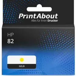 Druckerpatrone kompatibel mit HP 82 (C4913A) - Gelb