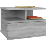 vidaXL Nachttisch Hängend Grau Sonoma 40x31x27 cm Holzwerkstoff