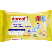 domol Feuchte Allzwecktücher »Zitronenfrische«, - 50.0 Stück