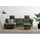 Home Affaire Ecksofa HOME AFFAIRE "Trelleborg L-Form", grün (olive), B:252cm H:86cm T:213cm, 95% Polyester, 5% Polyamid, Sofas, Ecksofa, wahlweise mit Bettfunktion und Bettkasten, inkl. Federkern-Polsterung