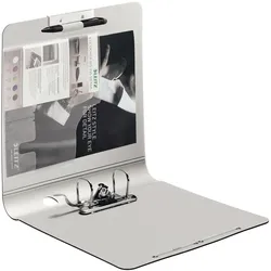 LEITZ Ordner Rückenbreite 6.5 cm DIN A4 Kunststoff arktik weiß