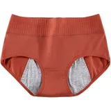 Periodenunterwäsche Starke Blutung Damen Lecksicher Baumwolle Menstruations Slip 3er Pack,XS-3XL