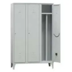 Umkleideschrank Schwarz-Weiß-Trennung h748_08