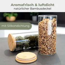 classbach C-VD 4026 Vorratsdosen Braun 4 x 1500 ml