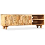 vidaXL TV-Schrank Massivholz Mango 118 x 35 x 40 cm Braun Holz