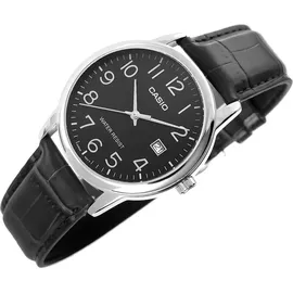 Casio MTP-V002L-1B Leder 40 mm ZEGAREK MĘSKI CASIO MTP-V002L-1BUDF